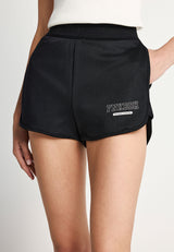 Pantaloni scurți de tip jogger cu logo imprimat