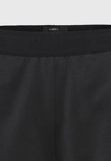 Jogger shorts with printed logo
