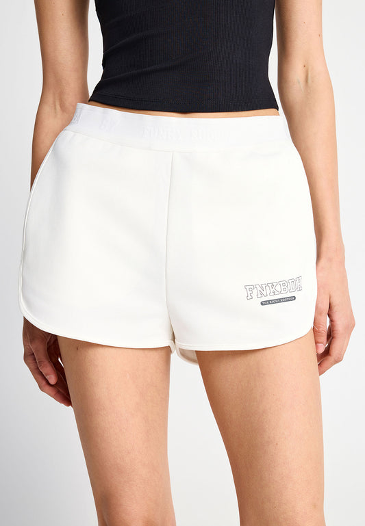Pantaloni scurți sport cu logo imprimat