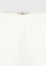 Jogger shorts with printed logo