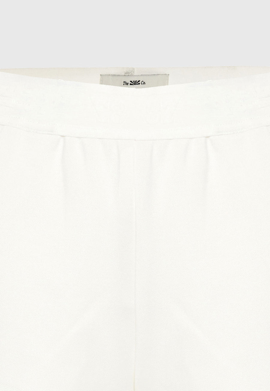 Jogger shorts with printed logo