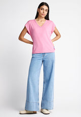 Women's V-neck t-shirt - The basic collection