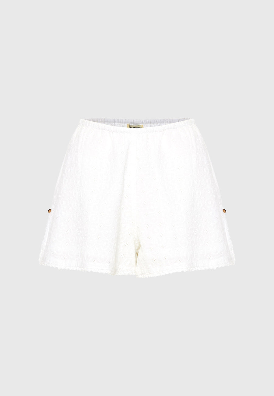 Women's embroidery shorts