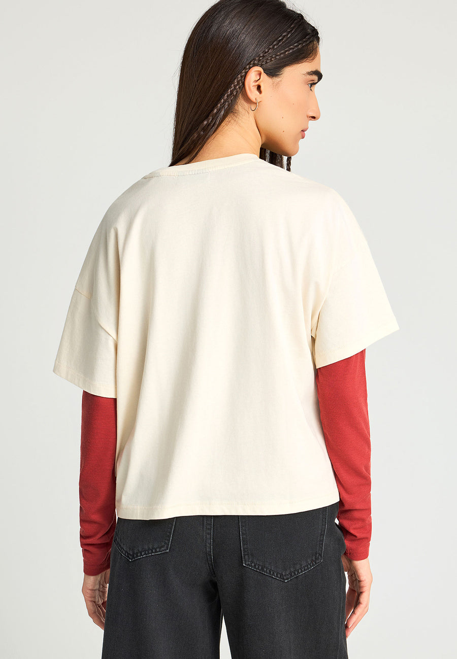 Tricou lejer de damă cu imprimeu
