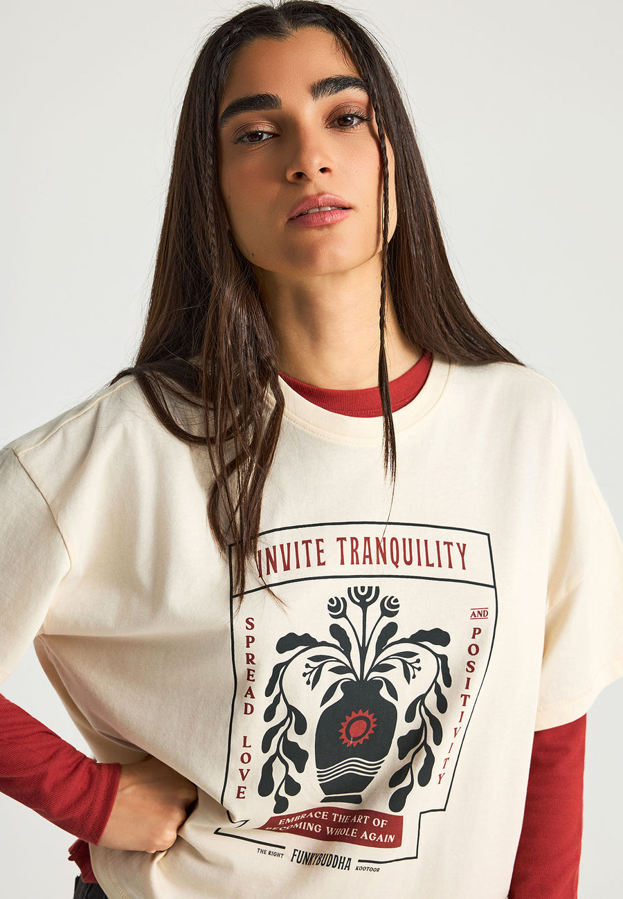 Tricou lejer de damă cu imprimeu