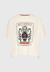 Women's loose t-shirt with print