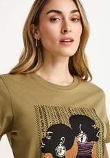 Women's t-shirt with graphic print