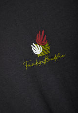 Tricou lejer cu imprimeu grafic pe spate