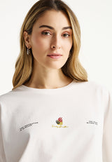 Loose fit t-shirt with artwork print on the back