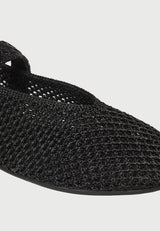 Mary Jane ballerinas with mesh design