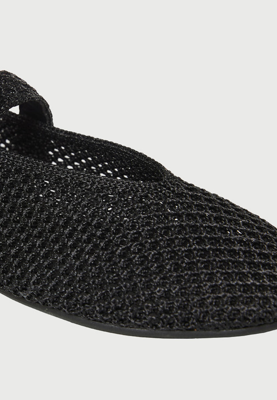 Mary Jane ballerinas with mesh design