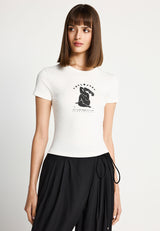 Tricou de damă cu imprimeu grafic