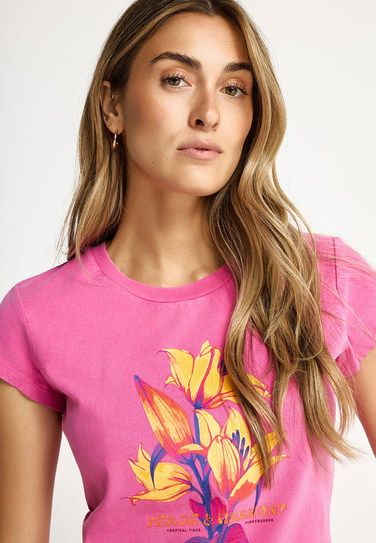 Women's slim t-shirt with print