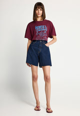 Women's cotton t-shirt with print