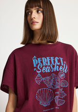 Women's cotton t-shirt with print