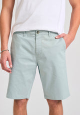 Pantaloni scurți chino pentru bărbați - Esențiale - Aqua deschis