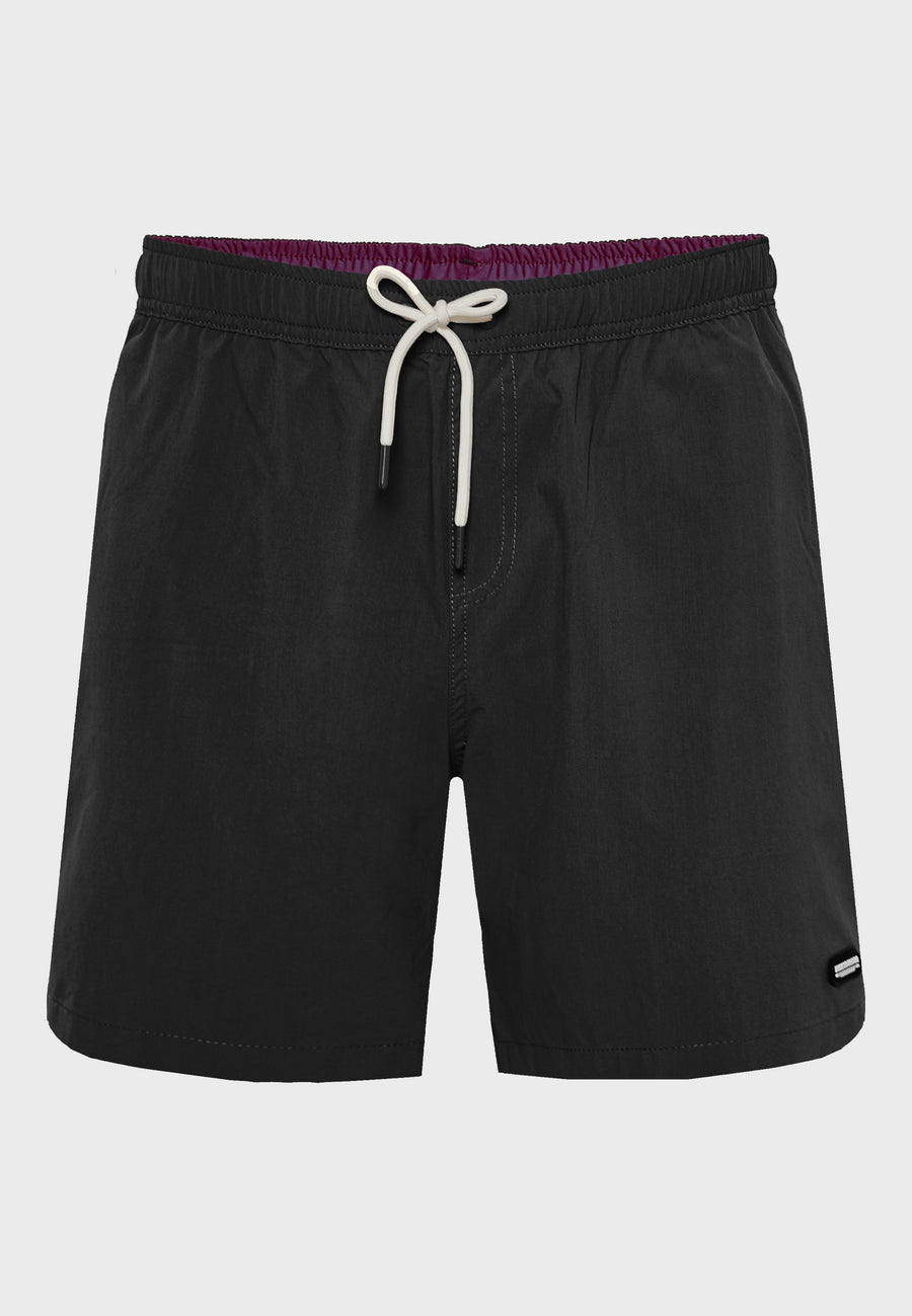 Pantaloni scurți de baie pentru bărbați - Esențiale - Negru