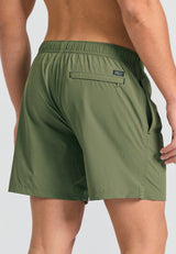 Men's swim shorts - The essentials - Hunter green