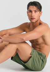 Men's swim shorts - The essentials - Hunter green
