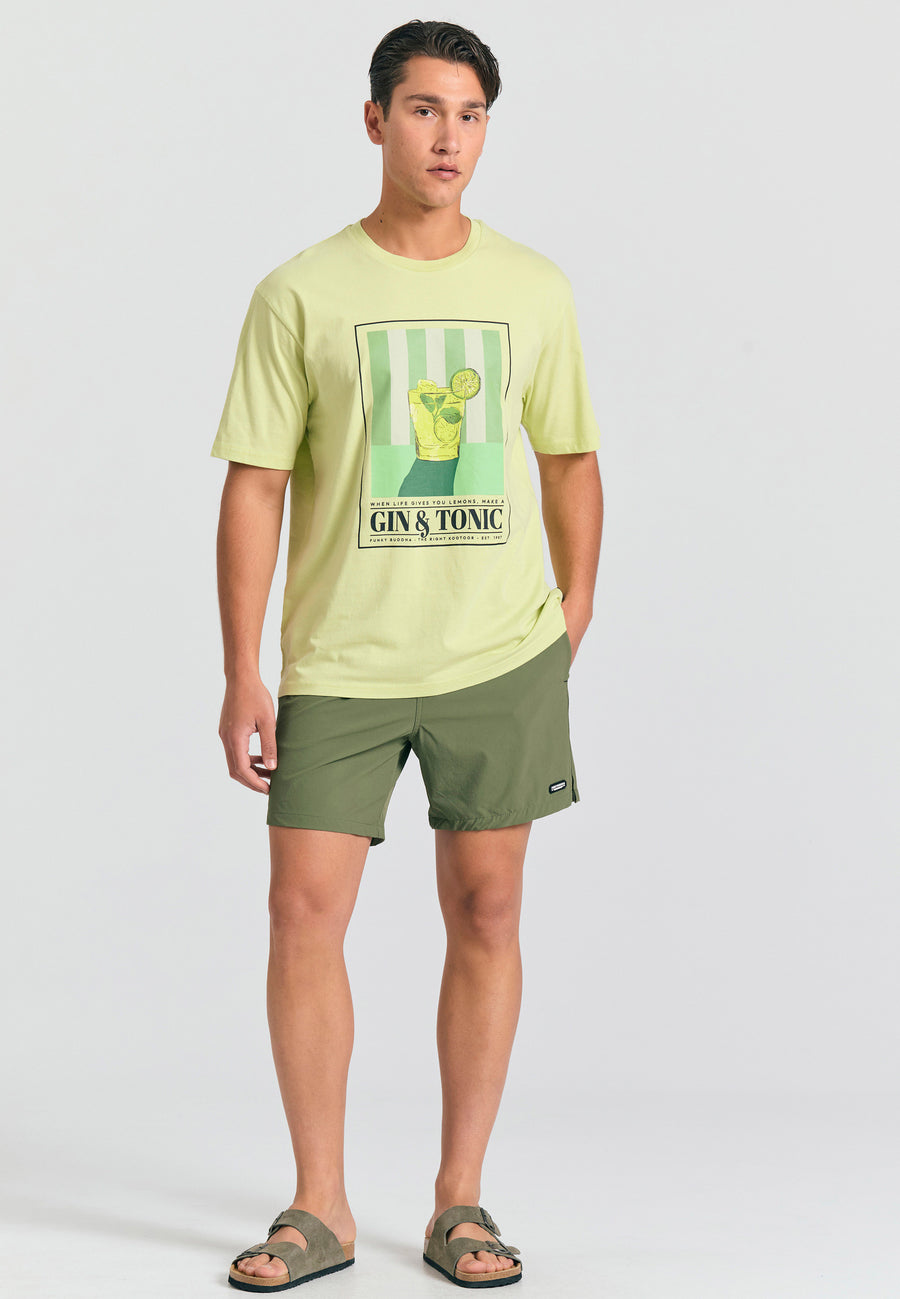 Men's swim shorts - The essentials - Hunter green