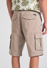 Men's cargo shorts - The essentials - Greige