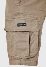 Men's cargo shorts - The essentials - Greige