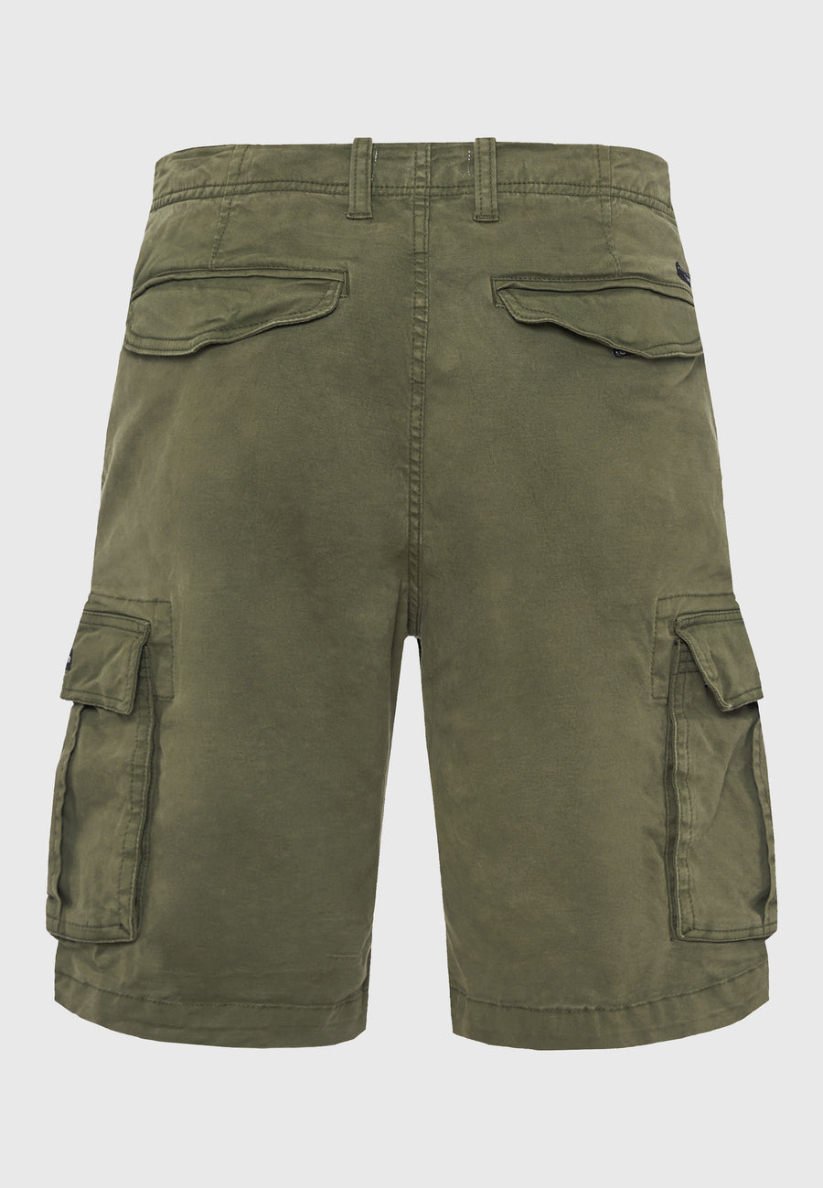 Pantaloni scurți cargo pentru bărbați - Esențiale - Kaki