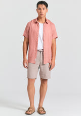 Men's comfort fit garment dyed shorts