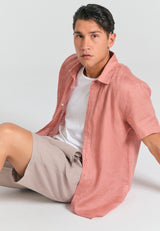 Men's comfort fit garment dyed shorts