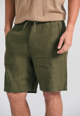Men's comfort fit garment dyed shorts