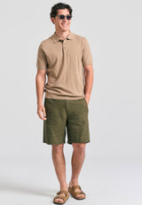 Men's comfort fit garment dyed shorts