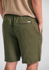Men's comfort fit garment dyed shorts