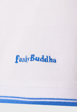 Tricou polo cu guler Mao și dungi - Alb