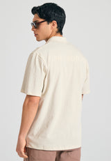 Tricou polo din amestec de in, croială relaxată - Sugar