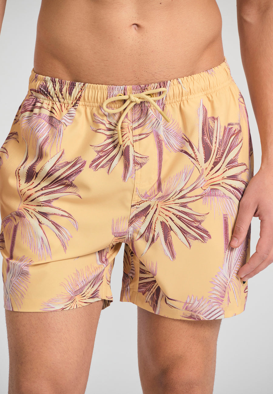 Pantaloni scurți de baie pentru bărbați cu imprimeu tropical - Ananas