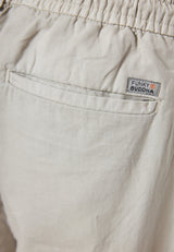 Comfort fit garment dyed chino pants - Mist grey