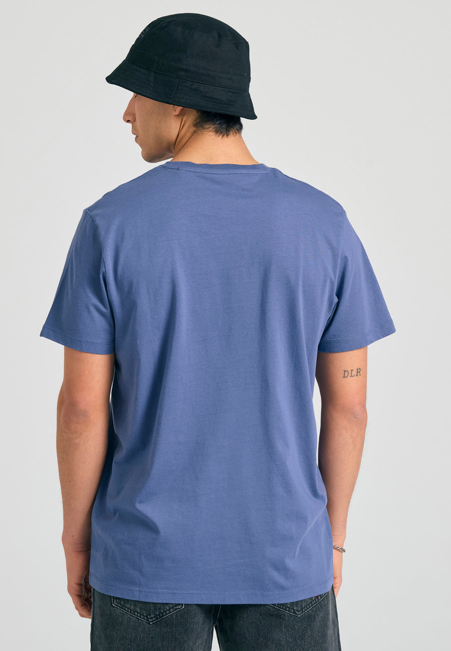 T-shirt with Funky Buddha print on the chest - Indigo