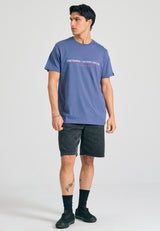 Tricou cu imprimeu Funky Buddha pe piept - Indigo