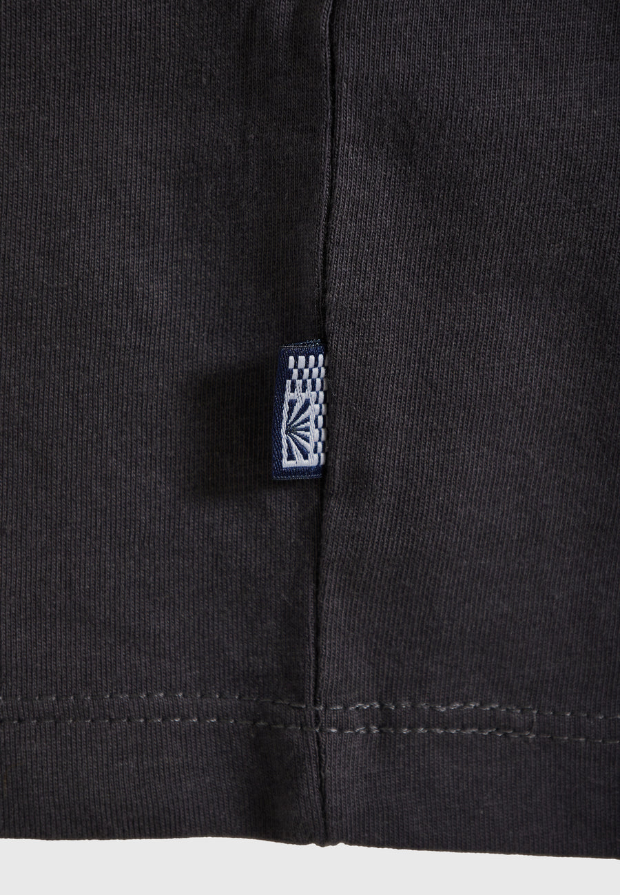 Tricou cu imprimeu Funky Buddha - Antracit