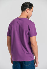 Tricou cu imprimeu Funky Buddha - Md prună