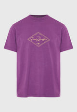 Tricou cu imprimeu Funky Buddha - Md prună