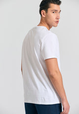 Tricou cu imprimeu Funky Buddha - Alb