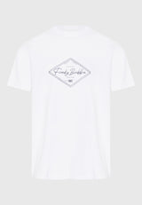 Tricou cu imprimeu Funky Buddha - Alb