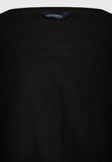 Tricou din bumbac organic cu imprimeu în relief - Negru