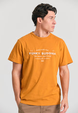 Tricou din bumbac organic cu imprimeu în relief - Dijon