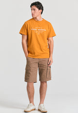 Tricou din bumbac organic cu imprimeu în relief - Dijon
