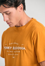 Tricou din bumbac organic cu imprimeu în relief - Dijon