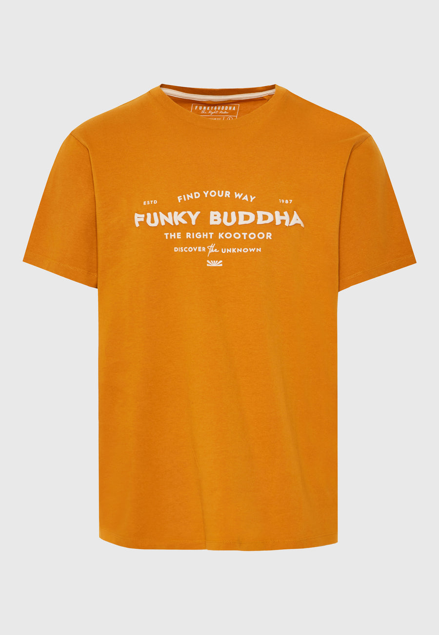 Tricou din bumbac organic cu imprimeu în relief - Dijon