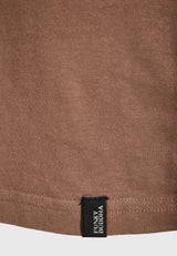 Tricou lejer cu imprimeu artistic pe spate - Cigar