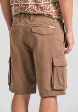 Pantaloni scurți cargo confortabili - Cigar
